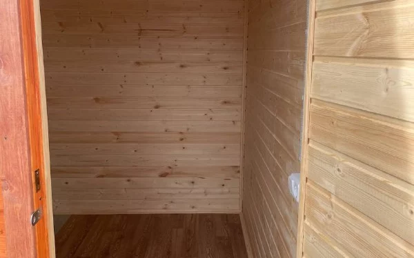 Каркасная баня 4000*2300 двух скатная