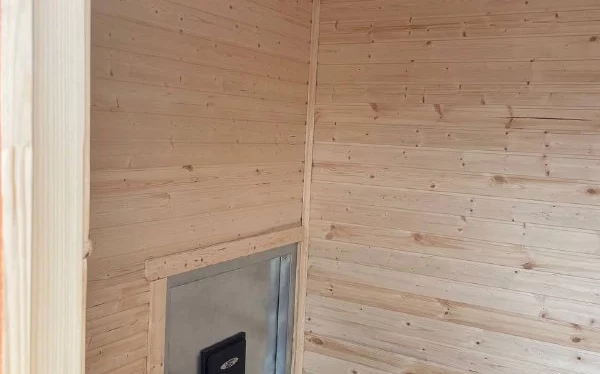 Каркасная баня 4000*2300 двух скатная