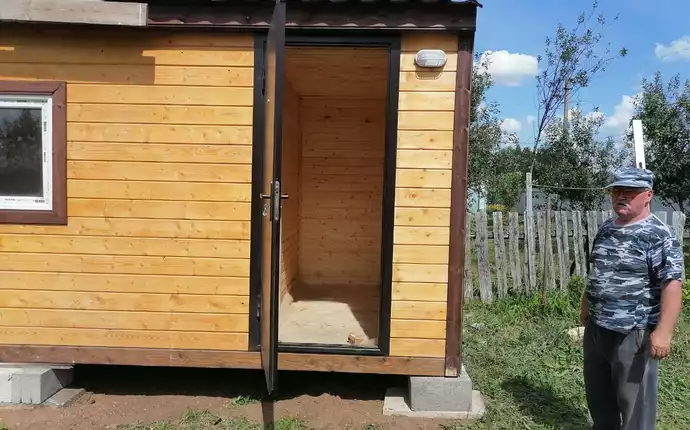 Дачный домик 6000*2300 двухскатная кровля
